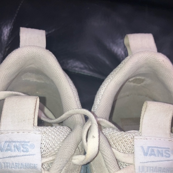 Vans men’s size 7 1/2 grey/ Beige / light blue Sneakers / runners SOME WEAR - Picture 16 of 16